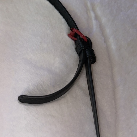 Betsey Johnson Black and Red Heart Crossbody Purse ♥️🖤♥️🖤 - Picture 4 of 13